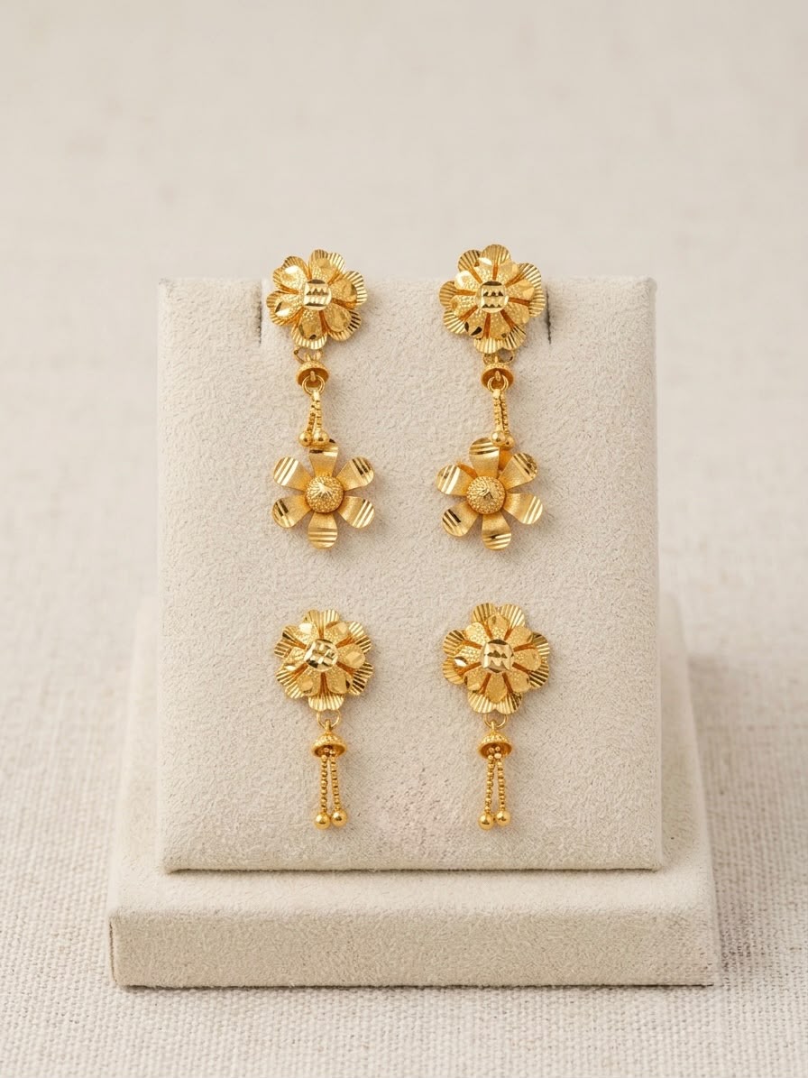 Floral Drop Earring Collection