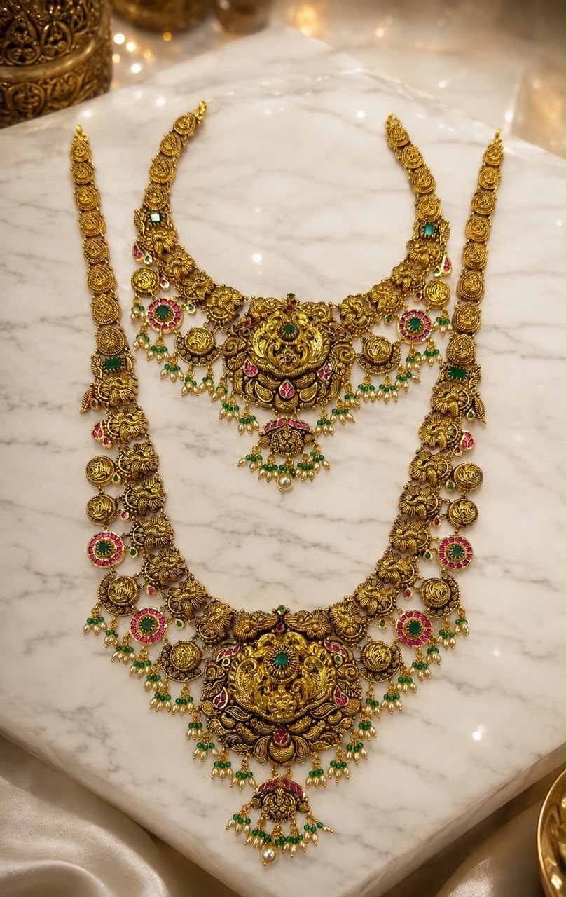 Temple Bridal Necklace Set